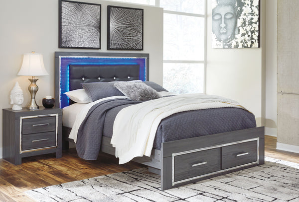  this queen panel bed interprets luxury in a decidedly modern way. Sumptuous details include button-tufted upholstery