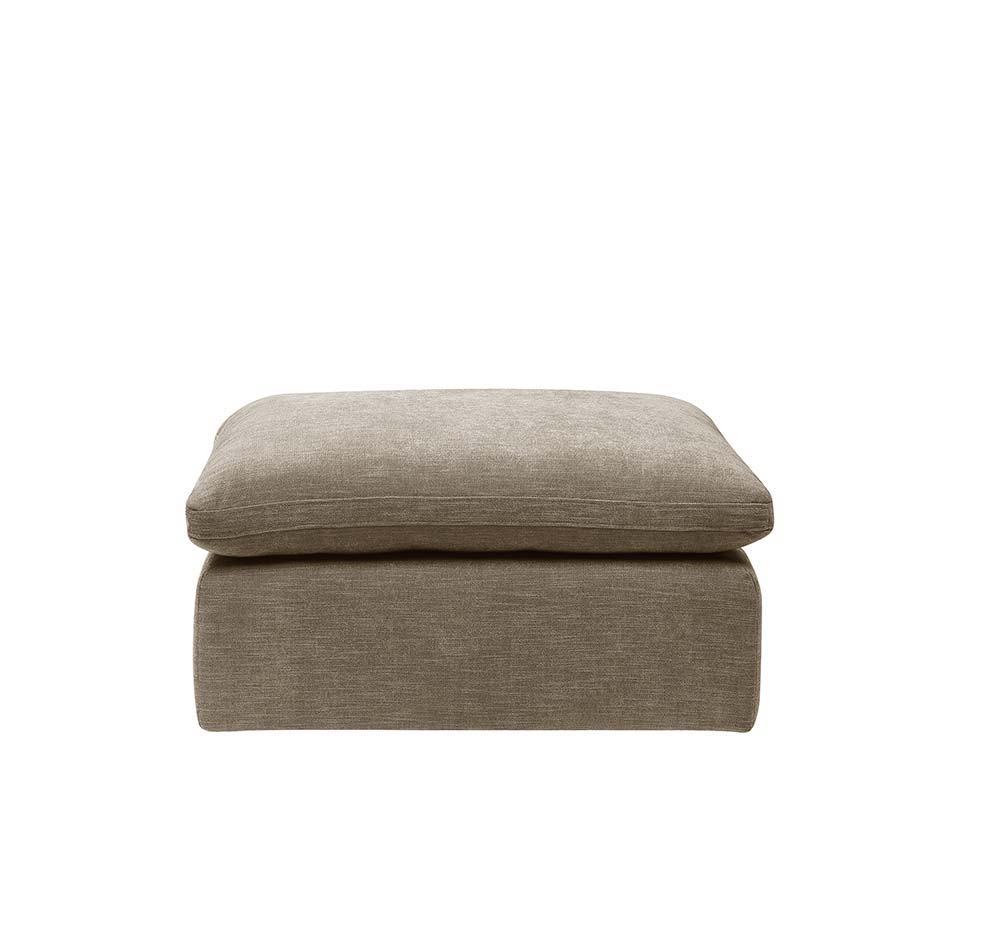 Complete your living room with the unique design and sink-in comfort of the Naveen modular collection. Add both contemporary and modern taste with this beautiful group wrapped in a relaxing hue fabric. This group comes with multiple seating options of wed