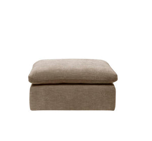 Naveen - Ottoman - Beige Linen