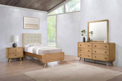 Robyn 4-piece Twin Bedroom Set Light Ash