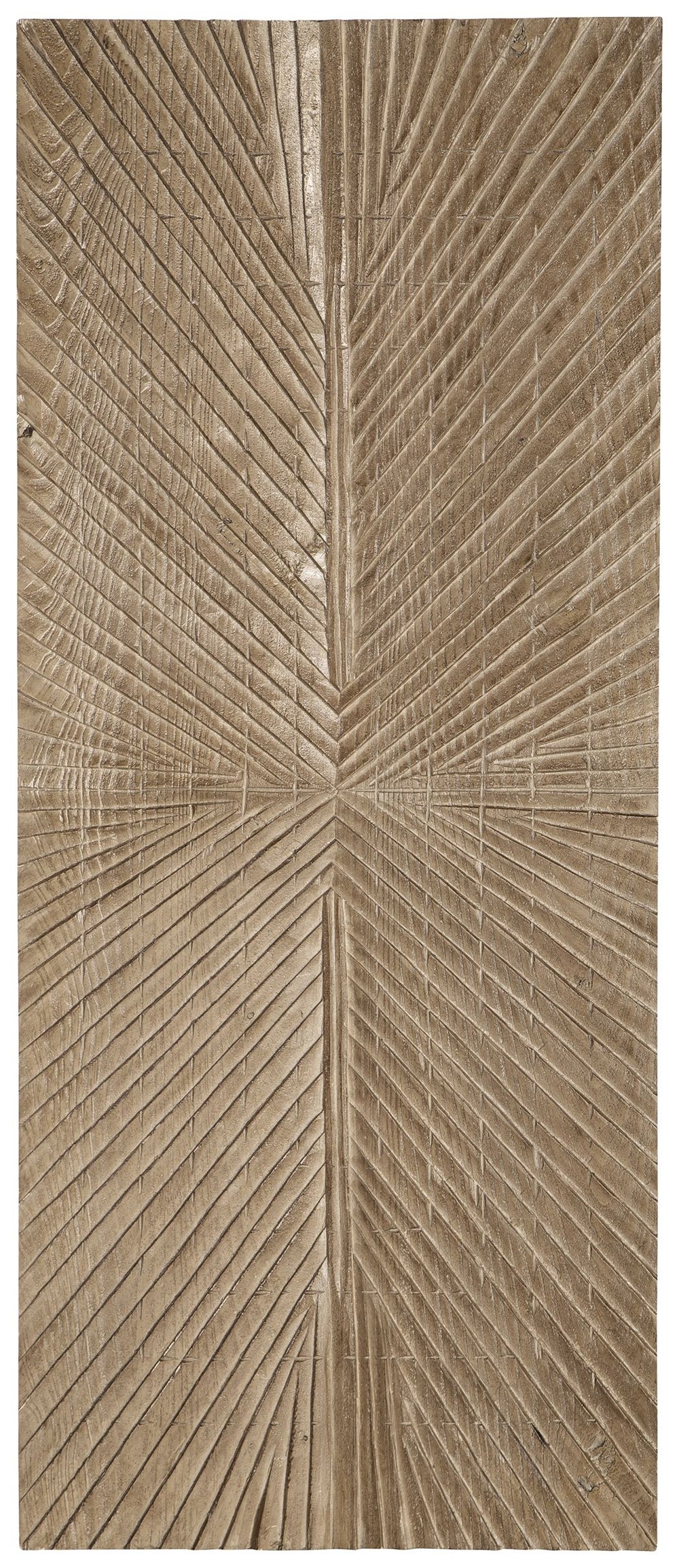 Sure to warm your space with a touch of rustic refinement, this wall sculpture is a natural wonder. Showcasing a sunburst design and finished in a distressed brown for a sense of organic beauty, this piece grounds your space with its modest take on textur