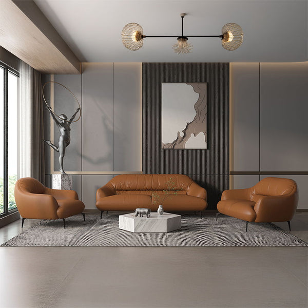 Leonia - Chair - Cognac Leather