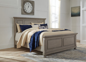 Satisfying your taste for tradition, this queen panel bed sports serene sophistication. Forever classic design detailsâ€”inlaid panels and bun feetâ€”are so easy to love. Burnished light gray finish elevates the look with modern sensibility, so you can sl