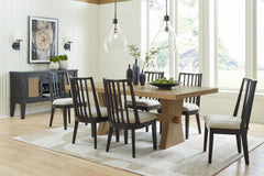 Urban Contemporary design with a rustic vibe. Made with hardwood solids, and thick rustic oak veneer. Natural wood may display natural weathering, unique cracks, splits, knots, saw marks or other organic features unique to each piece. Eclectic natural oak