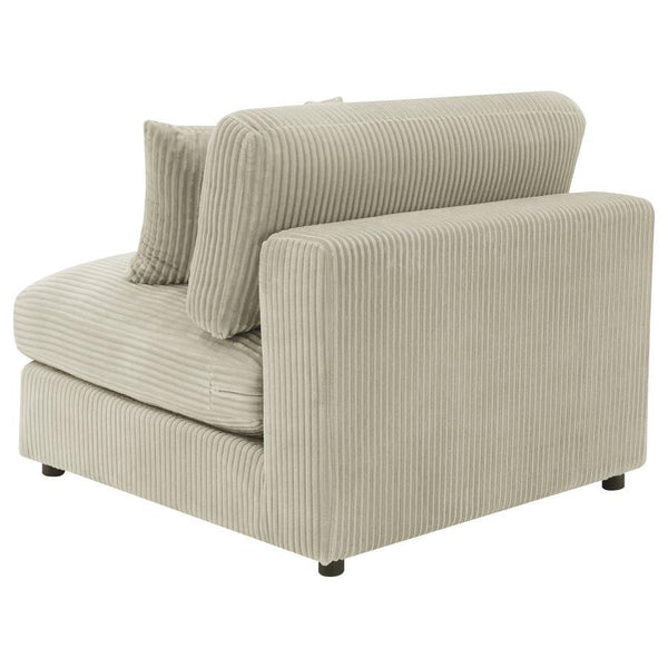 Blaine - Upholstered Armless Chair - Sand