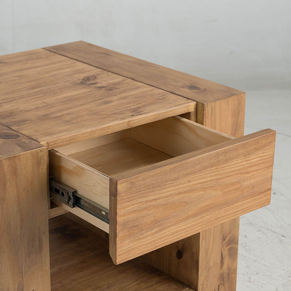 Harlan - End Table - Brown Finish