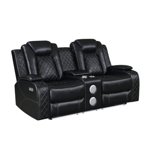 The Orion Motion Collection is a comfortable and stylish choice for any home. The collection includes a sofa with dual recliners, a console loveseat with dual recliners, and a glider recliner, providing you with plenty of options for relaxation.Made from 