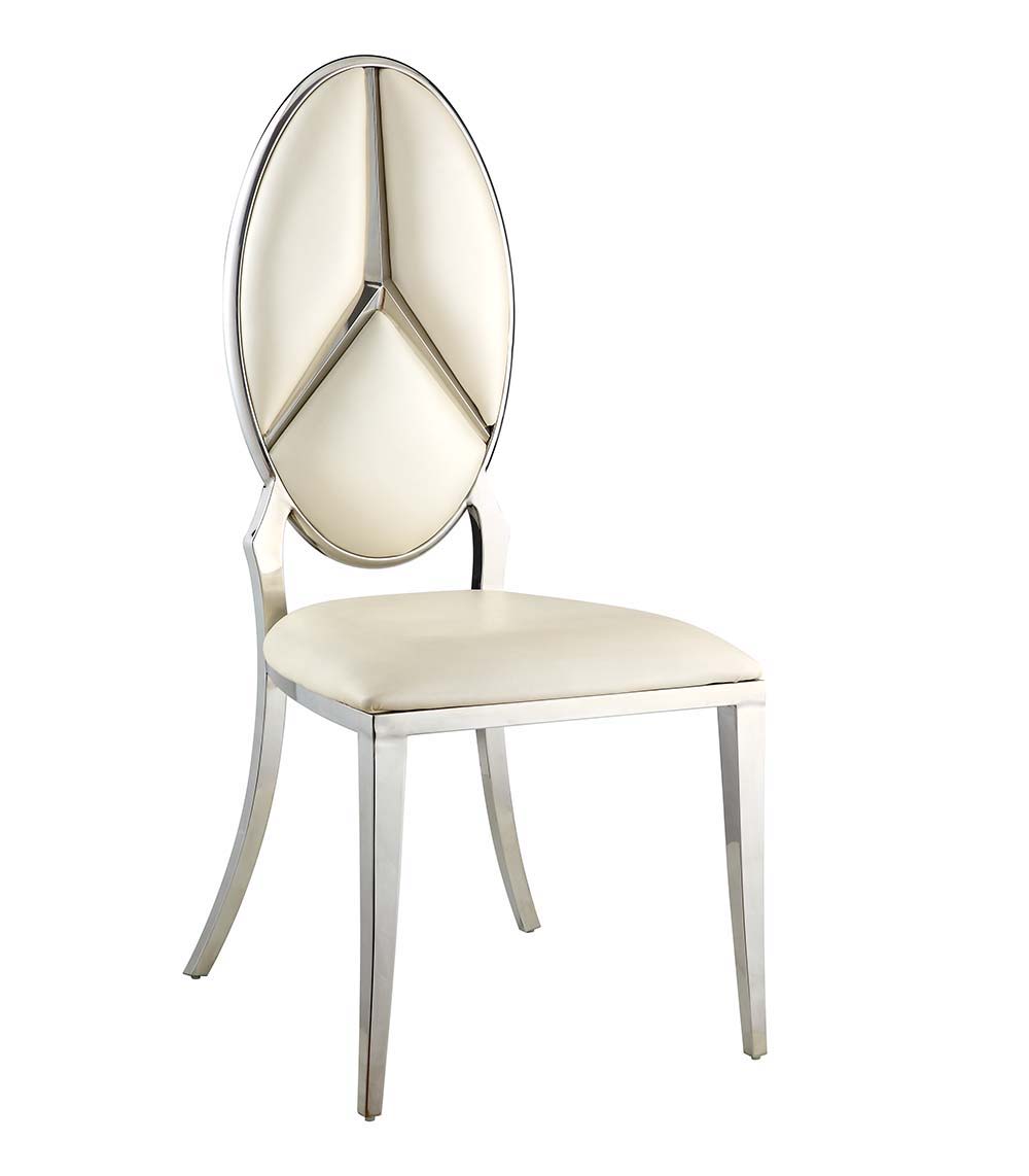 Cyrene - Side Chair - Pearl Silver - 19-"