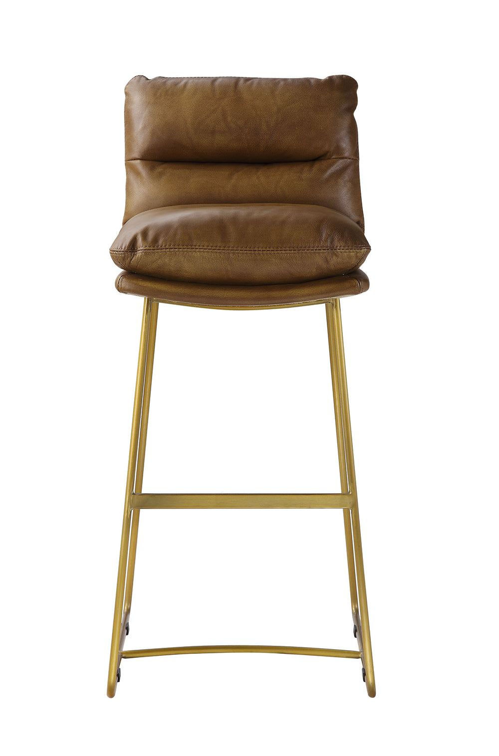 The amply padded Alsey makes it the most comfortable chair youâ€™ll ever find. Upholstered in top grain leather, this armless stationary chair features horizontal tufting on the seat and back cushion that not only looks great, but also better conforms to 