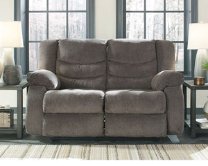 Tulen - Gray - Reclining Loveseat