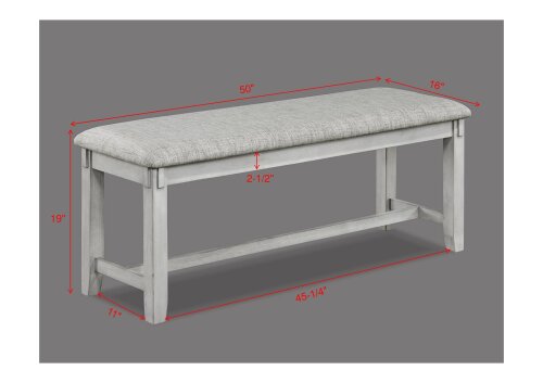 Clara Bench  Drift Wood Color