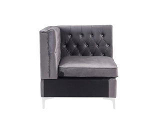 Jaszira - Wedge - Gray Velvet