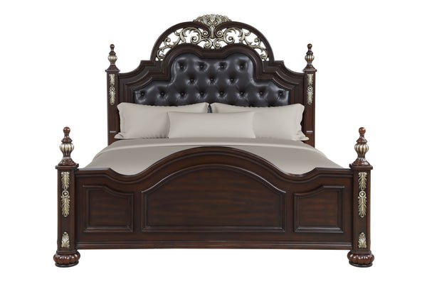  meticulously crafted from solid poplar and premium birch veneers for long-lasting beauty and durability. Its rich