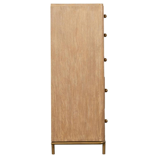 Arini - 5-Drawer Bedroom Chest - Sand Wash