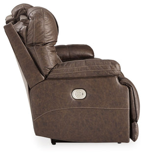 Wurstrow - Umber - PWR REC Sofa with ADJ Headrest