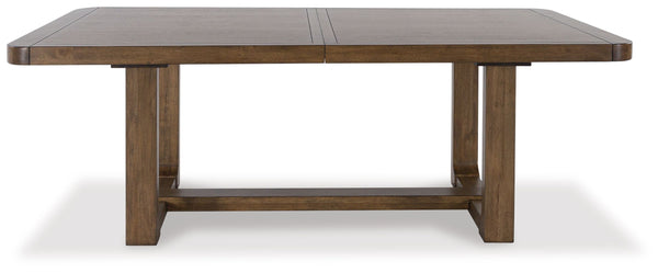 Cabalynn -  Oatmeal / Light Brown - 6 Pc. - Dining Room Table