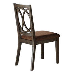 Update your space with the stylish Jameson dining room collection. This formal group combines the look of rich espresso with the understated styling of traditional design. Brown undertones play to the look of the rectangular dining table with removable le