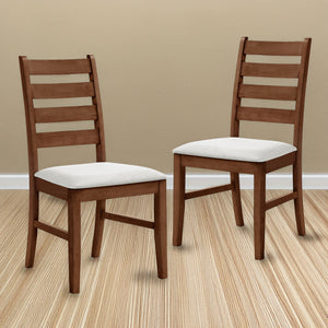 Pascal - Ladderback Dining Chair (Set of 2) - Walnut