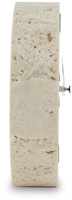 Donfordson - Beige - Table Clock (Set of 2)