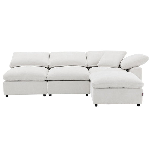 Naveen - Modular Ottoman - Ivory