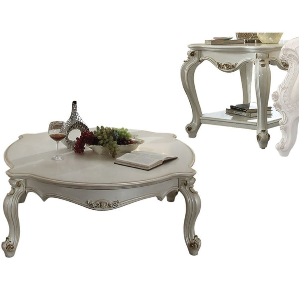 Picardy - Coffee Table - Antique Pearl - 20"