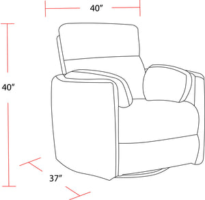 Radius - Power Reclining Sofa And Recliner - Mega Ivory