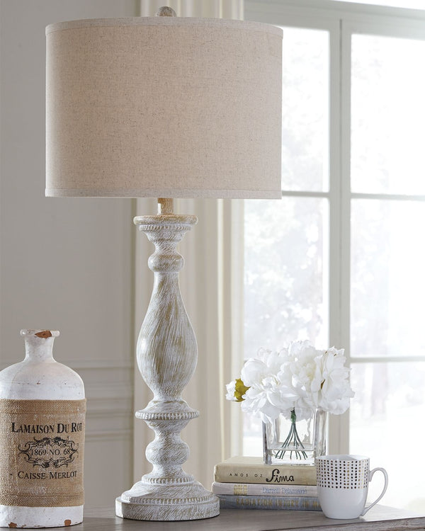  this table lamp is full of character and style. Its candlestick design and drum shade will add a dose of casual chicness to your living space.<br><br><b>Additional Dimensions</b><br><ul><li>Shade: 0-"</li><li>Base: 0-"</li><li>C