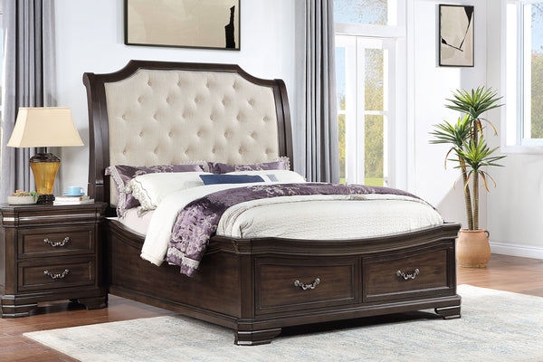 Lyndhurst - 5/0 Queen Bed - Walnut