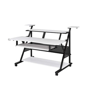Willow - Music Desk - White & Black Finish
