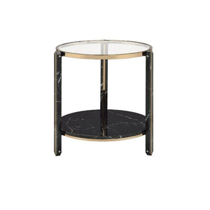  Faux Black Marble & Champagne Finish</li><li>Style: Contemporary</li><li>Materials: Met