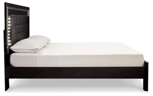  King Upholstered Panel Bed With 2 Storage Drawers