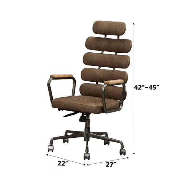 Calan - Executive Office Chair - Retro Brown Top Grain Leather