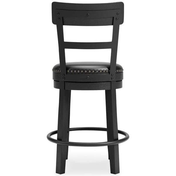 Valebeck - Black - UPH Swivel Barstool