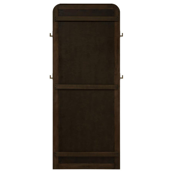 Arini - Cane Weave Full Length Standing Floor Mirror - Sand Wash