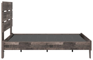 Neilsville - Multi Gray - Full Panel Platform Bed