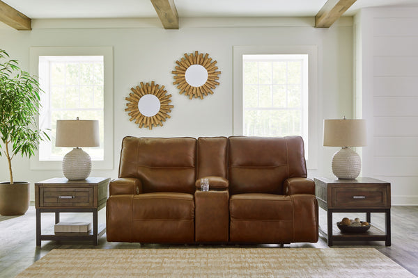 Francesca - Auburn - 3 Pc. - Power Reclining Sofa