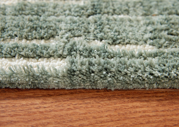 Cayworth - Teal / White - Medium Rug