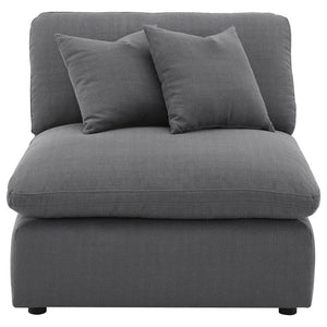  charcoal grey performance fabric