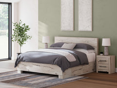 A fresh take on country living, this king panel storage bed strikes the perfect balance between farmhouse and contemporary. Its rustic white finish and replicated reclaimed oak grain merge effortlessly with the hearty, clean-lined look we love today. Four