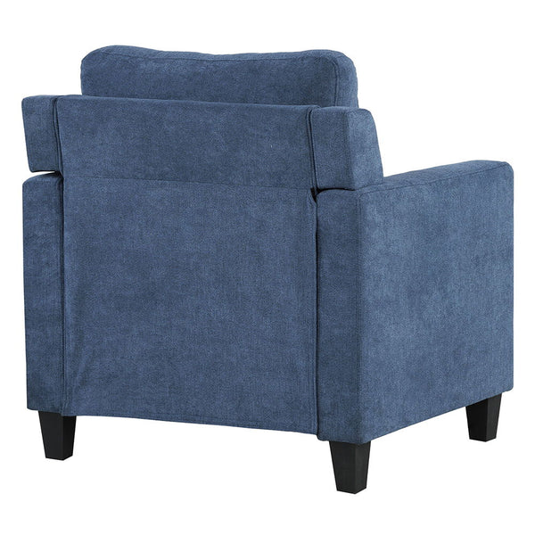 Horatio - Chair - Navy Chenille