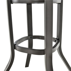 24" tabletop accommodates multiple items<br>Aluminum tabletop is sturdy and easy to maintain<br>Metal supporting frame resists to rust with plastic-sprayed surface<br>Adjustable footpads for higher stability<br>Modern and elegant appearance for wide appli