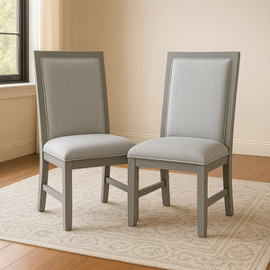 Fiona - Dining Side Chair (Set of 2) - Mist Gray