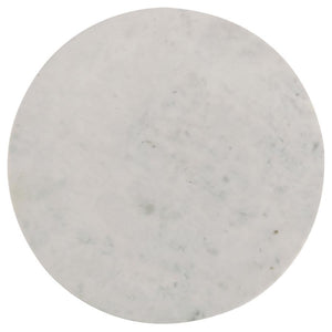  reminiscent of neoclassical architectural details. This accent side tabl