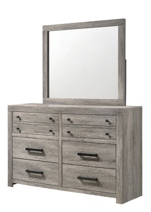 Tundra - King 4 Piece Bedroom Set - Gray