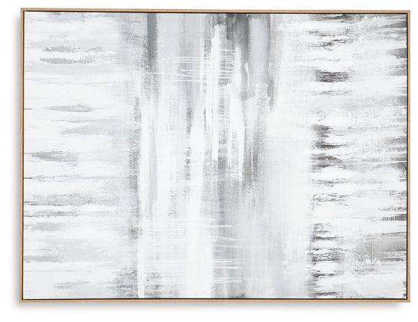 Estonbrook - Gray / White - Wall Art