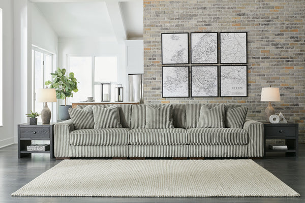 Lindyn - Fog - 3-Piece Sectional Sofa