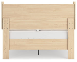 Cabinella - Tan - Full Platform Panel Bed