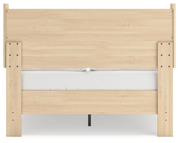 Cabinella - Tan - Full Platform Panel Bed
