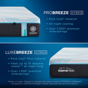 Tempur-Breeze - Tempur-ProBreeze Medium - Split King