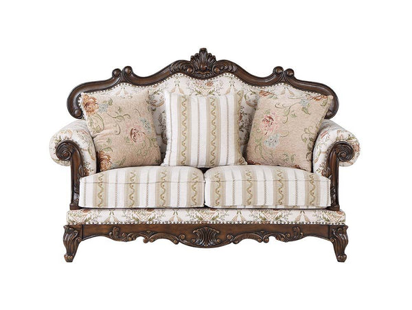  this design offers unparalleled evocative refinement. The beautiful Nyla sofa is great for creating an inviting classic home. wooden carvings decorate the crown and apron. The rolled arms add more of t